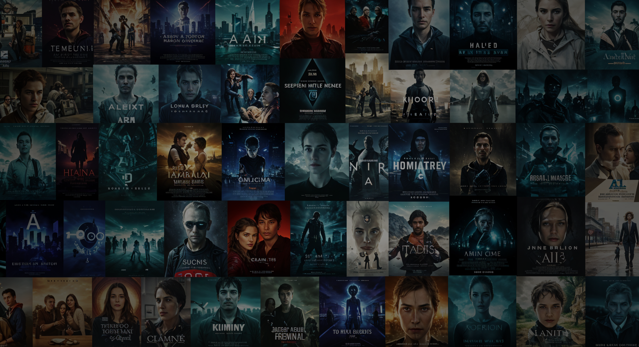 AI-generated movie posters